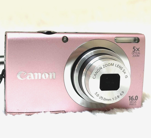Canon powershot a2400 pink - powershot,